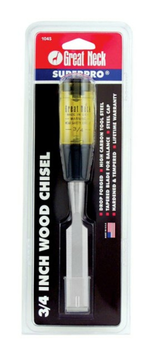 Great Neck 1045 Pro Wood Chisel  0.75 in.