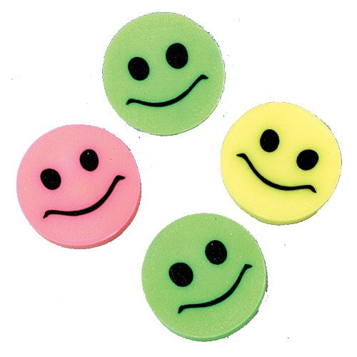 Mini Smile Erasers - Pack of 144