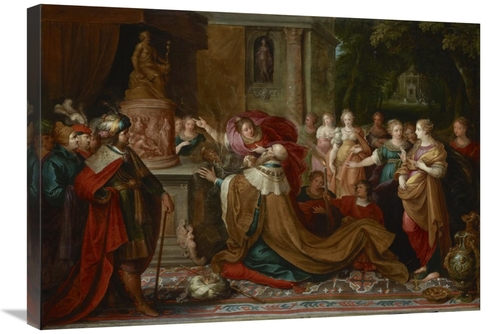 Global Gallery GCS-456787-30-142 30 in. The Idolatry of Solomon Art Pr