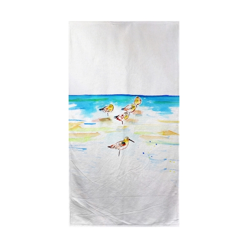 Betsy Drake BT1090 Five Sanderlings Beach Towel