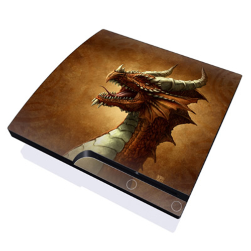 DecalGirl PS3S-REDDRGN PS3 Slim Skin - Red Dragon