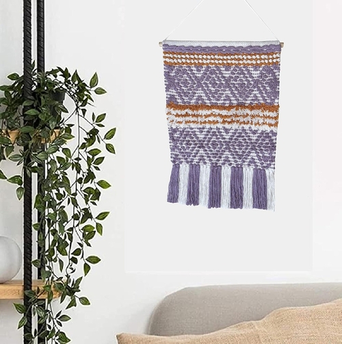 Pack of 1 Handmade Wall Hanging Macrame Bohemian Nordic Woven Decor