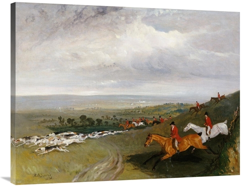 Global Gallery GCS-266155-40-142 40 in. Full Cry Art Print - Robert Ba