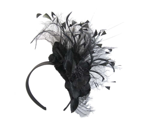 Black designers flower fascinator