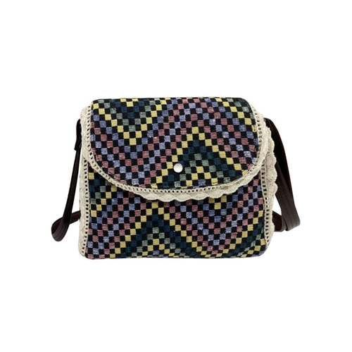 Stylish Square Design Multicolour Sling bag for womens