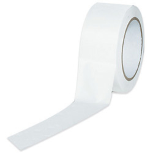 Box Partners T9336W 3 in. x 36 yds. White Solid Vinyl Safety Tape