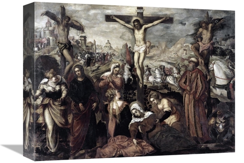 Global Gallery GCS-280188-16-142 16 in. Crucifixion Art Print - Jacopo