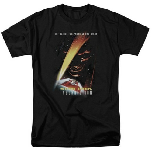 Star Trek-Insurrection-Movie - Short Sleeve Adult 18-1 Tee - Black&#44