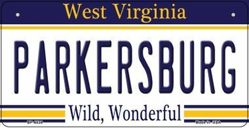 Smart Blonde BP-6539 3 x 6 in. Parkersburg West Virginia Novelty Metal