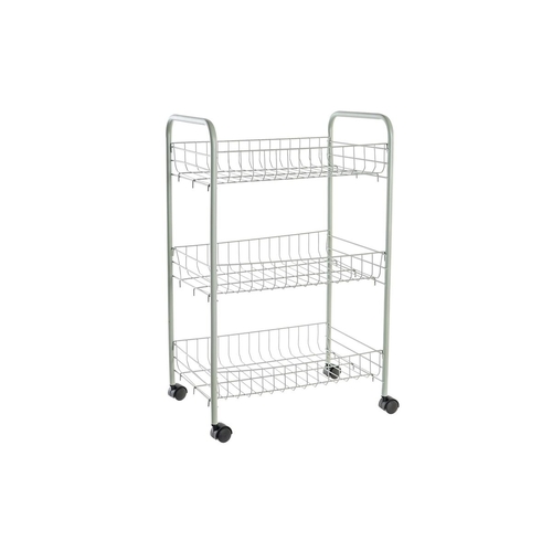 Serving trolley DKD Home Decor Green Metal polypropylene 40 x 26 x 62