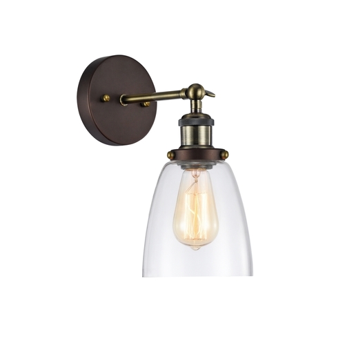 Chloe CH57052RB06-WS1 6 in. Lighting Ironclad Industrial-Style 1 Light