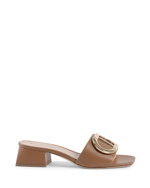 Dizzy Logo Mule Tan