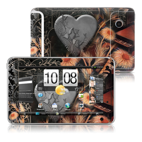 DecalGirl HFLR-BLKLACE HTC Flyer Skin - Black Lace Flower