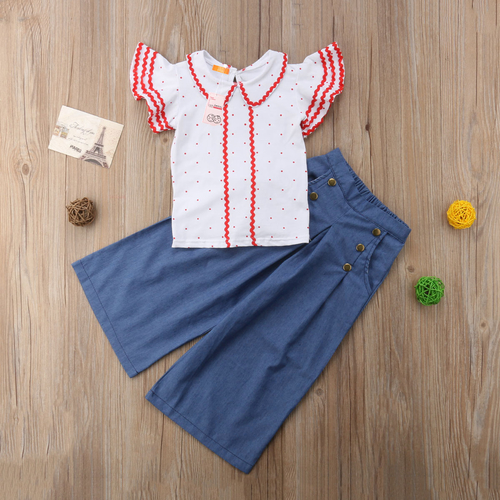 Summer New Fashion Toddler Babies Girls Ruffles