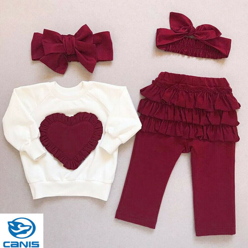 Baby Clothes Set 3PCS Newborn Kids Baby Girl