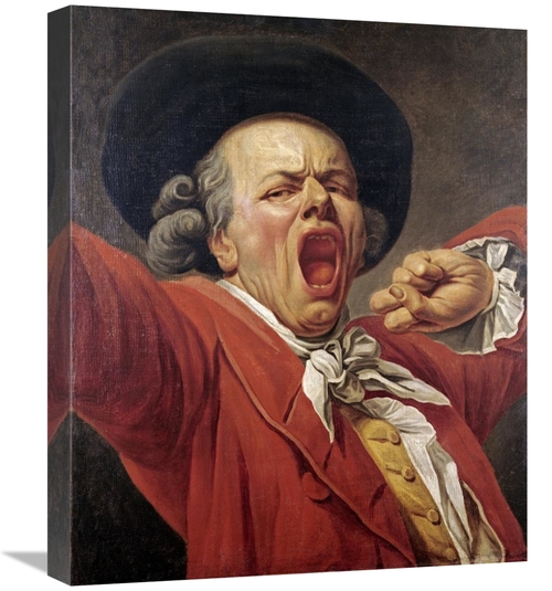 Global Gallery GCS-266241-22-142 22 in. Self-Portrait as a Yawning Man