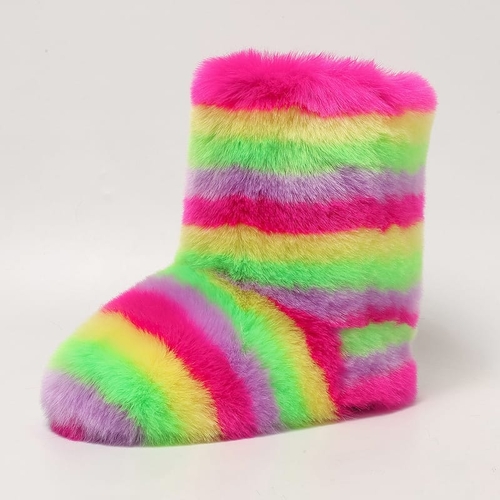 Main Boots With The Fur Stripes image