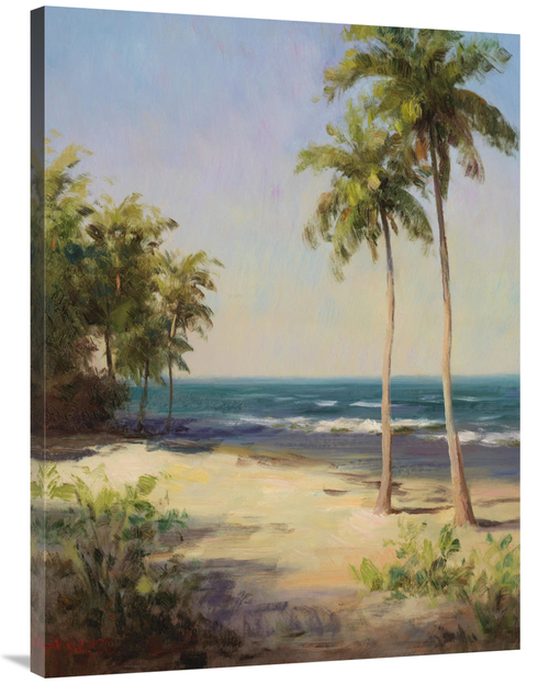 Global Gallery GCS-132588-3040-142 30 x 40 in. Palms on the Beach II A
