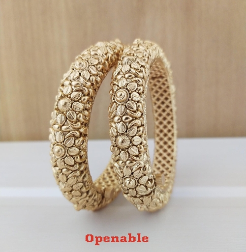 Womern Gold Plated Copper Brass bangle
