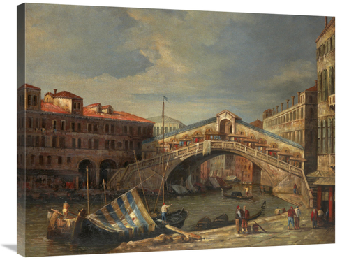 Global Gallery GCS-131233-2835-142 28 x 35 in. Venice Bridge Art Print