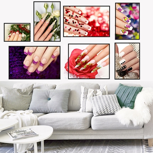 Modern Nail Salon Home Decor Wall Art