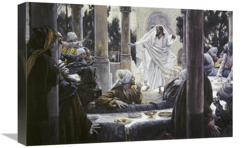 Global Gallery GCS-282892-22-142 22 in. Christ Reproving the Pharisees