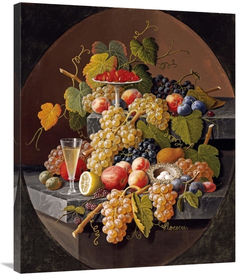 Global Gallery GCS-268482-36-142 36 in. Still Life with Fruit Art Prin