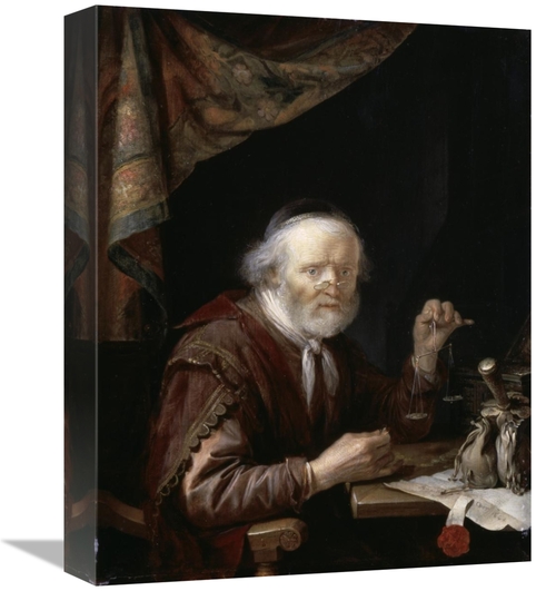 Global Gallery GCS-277433-16-142 16 in. Le Peseur DOr Art Print - Gerr