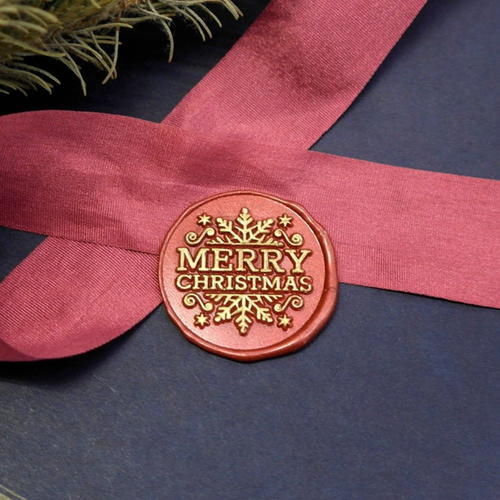 Merry Christmas Metal Stamp / Wedding Wax Seal Stamp / Sealing