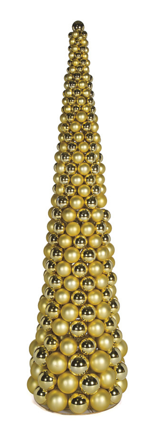 Autograph Foliages A-171834 3 ft. Ball Cone Tree, Gold