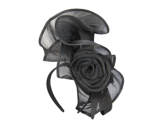 Twisted black designers fascinator