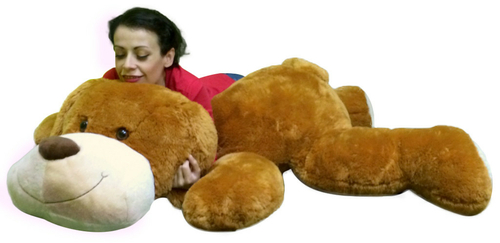 Giant Stuffed Puppy Dog 5 Feet Long Squishy Soft Extremely Large Plush