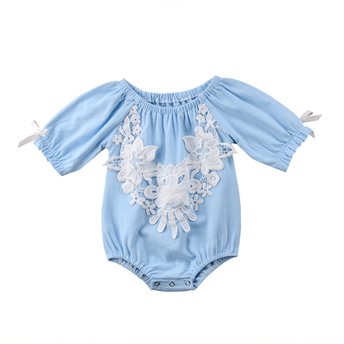 New Toddler Baby Girl Infant Kids Lace Floral