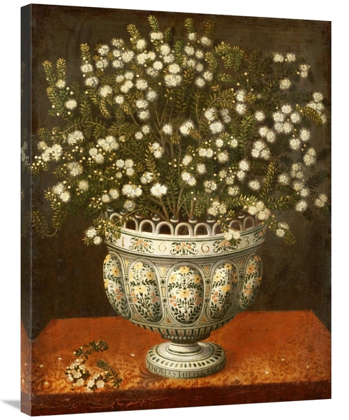 Global Gallery GCS-266539-36-142 36 in. Myrtle in a Vase on a Draped L