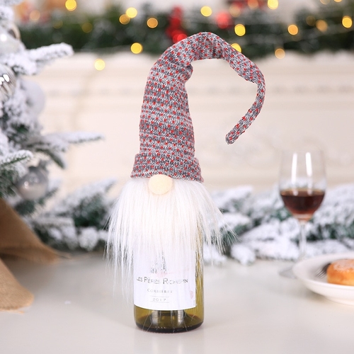 Christmas Wine Bottle Cover Christmas Accessories