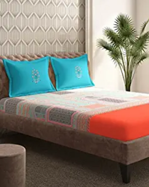 Portico New York Shalimaar Double Super King Size Bedsheet 