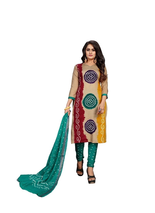 Generic Women's Satin Cotton Salwar Material