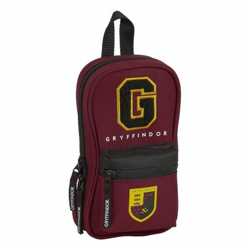 Backpack Pencil Case Harry Potter Black Maroon