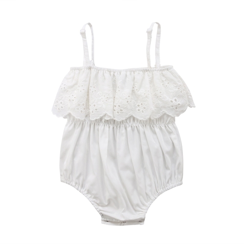 Summer Kids Newborn Baby Girls Ruffles Lace