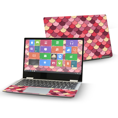 MightySkins LENY72013-Pink Scales 13 in. Skin Decal Wrap for Lenovo Yo