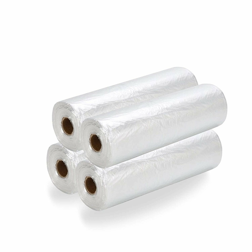 Pack of 3000 Clear Plastic Bags 12 x 20. Thickness 10 Micron. 4 Rolls