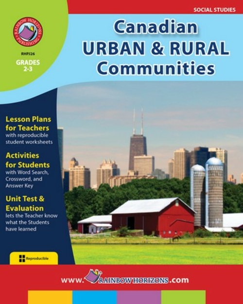 Rainbow Horizons JSLA26 Canadian Urban & Rural Communities - Grade 2 t