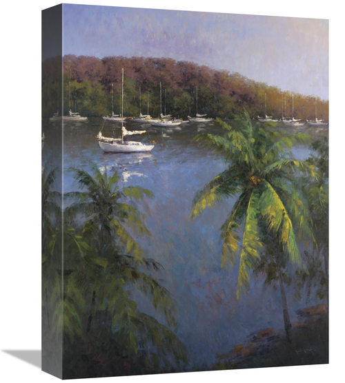 Global Gallery GCS-125302-1216-142 12 x 16 in. Caribbean Lagoon Art Pr