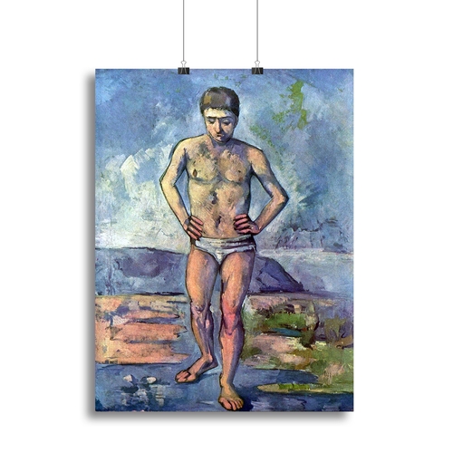 A Swimmer by Cezanne Canvas Print or Poster