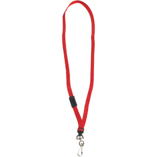 Box Partners LY122 Breakaway Red Lanyards - Pack of 24