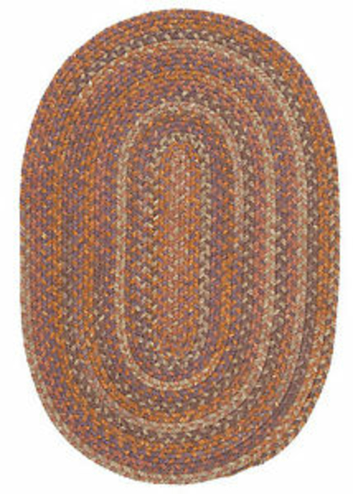 Colonial Mills Rug RU70R024X096 Rustica - Audubon Russet 2 ft. x 8 ft.