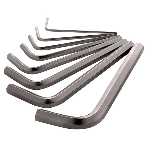 Powerbuilt 8pc Sae Short Arm Hex Key Wrench With Holder - 941246