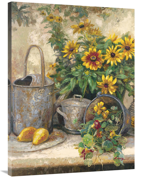 Global Gallery GCS-121146-3040-142 30 x 40 in. Sunflower Garden II Art