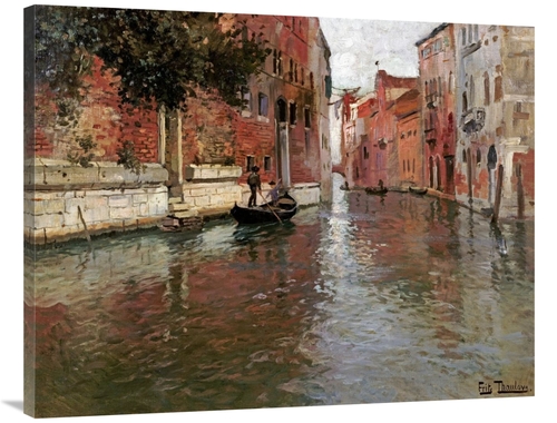 Global Gallery GCS-268575-40-142 40 in. A Venetian Backwater Art Print