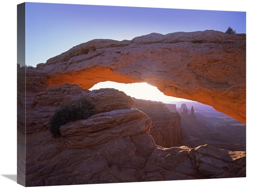 Global Gallery GCS-396860-2024-142 20 x 24 in. Mesa Arch at Sunset Fro